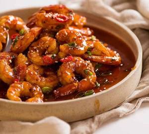 Prawns chilli