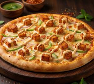 Freshly Baked Simply Tandoori Paneer Pizza