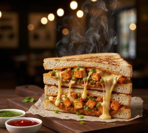 Grilled Paneer Vegetable Sandwich