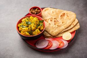 [2Pcs] Roti + Aloo Jeera