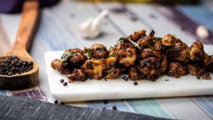 Mushroom Pepper Fry