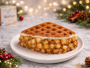 Christmas Eve Apple Pie Waffle