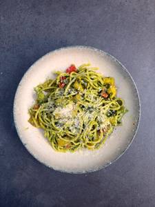 Mix Veg Spaghetti Pesto