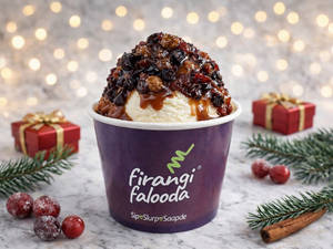 Santa's X-mas Plum Fruit Sundae