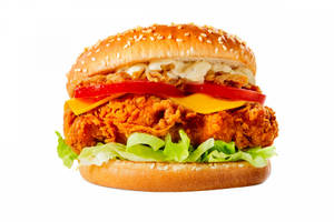 Crispy Cajun Chicken Burger