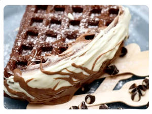 Double Choco Overload Waffle
