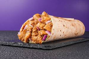 High Protein Chicken Bhuna Wrap.