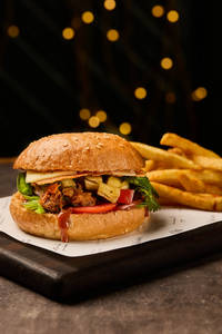 Pulled Jackfruit Smash Burger