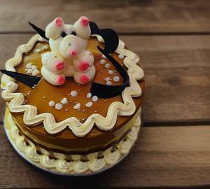 Eggless Butterscotch Cake 500 Gm