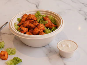 High Protein Chicken Tikka Salad Bowl