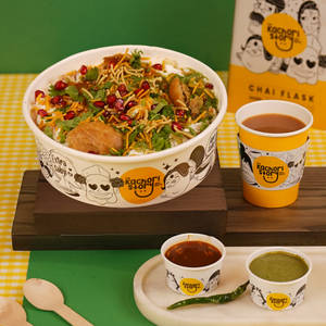 Matra Kachori Chaat With Chai/coffee