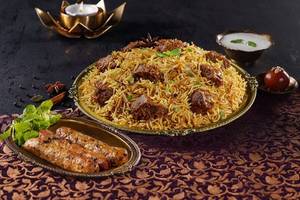 Hyderabadi Non-Veg Biryani & Kebabs Combo (Serves 1)