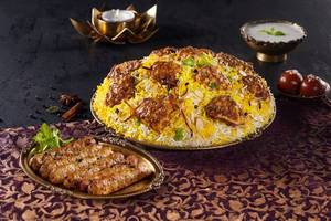 Classic Non-Veg Biryani & Kebabs Combo (Serves 2)