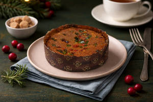 Mini Eggless Plum Cake