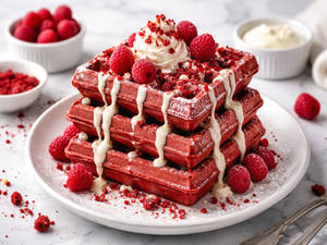Red Velvet Waffle