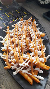 Salty Cheese Loaded Fries [jalapeno cheese]