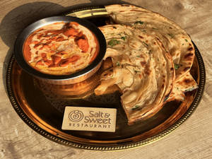 Soya Chaap Butter Masala + 2 Lachha Paratha