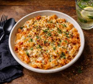 Baked Mixed Sauce Penne Pasta