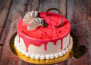 Strawberry Cake (450 Gm)