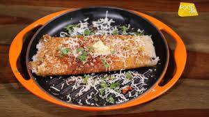 Schezwan butter dosa