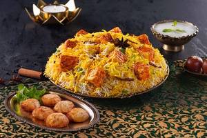 Classic Veg Biryani & Kebabs Combo (Serves 2)