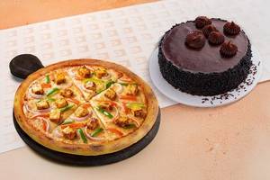 Pizza + Celebration Cake (500gm)