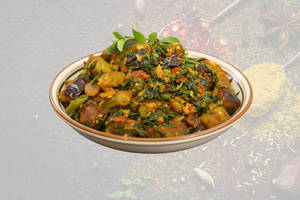 Methi Brinjal Rigan Sabji