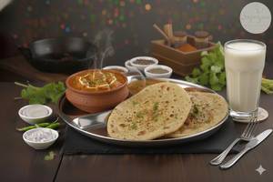 Butter Paneer Masala with 2 Plain Kulcha