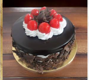 Black Forest Cream Cake (Eggless)