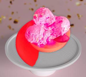 Strawberry ice cream