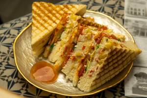 Bonbon Special Veggie Club Sandwich