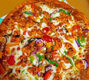 Malabar express chicken pizza