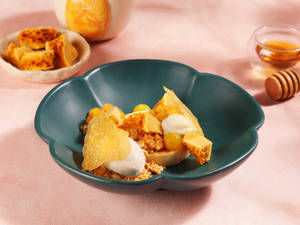 Coconut & Pineapple Creme Brulee