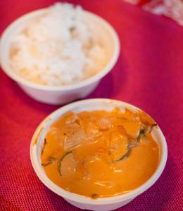Yellow Curry With Jasmine Rice ( Serves 1)