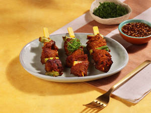 Grilled Mock Meat Skewers