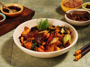 Stir Fried Tofu & Vegetables In Malar Sauce