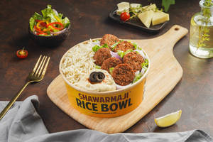 Hummus Falafel Rice Bowl