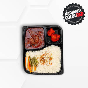 Ghee Rice, Chicken Varaval Boneless & Kebab Boneless