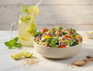 Any Chicken Salad [Up to 38g Protein] + Drink