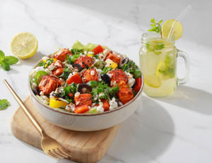 Any Paneer Salad [Up to 29g Protein] + Drink