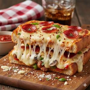 Cheesy Pizza Sandwich