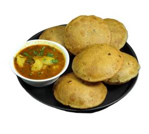 Palak Poori Sabzi [6 Poori, 300 Ml, Serves 1-2]