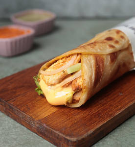 Pulled Chicken Kathi Roll (afgani Flavour)