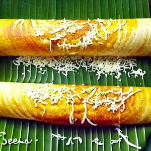 Sweet corn baby corn cheese dosa
