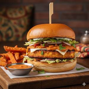 Paneer Makhani Burger