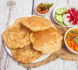 Special Poori Subzi Aloo