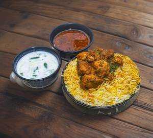 Chicken fry biryani