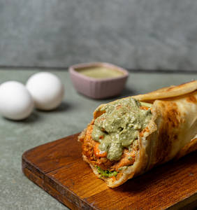 Double Chicken Double Egg Kathi Roll