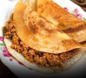 Mutton butter dosa