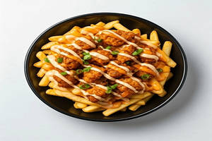 French Fries Loaded Crispy Chicken